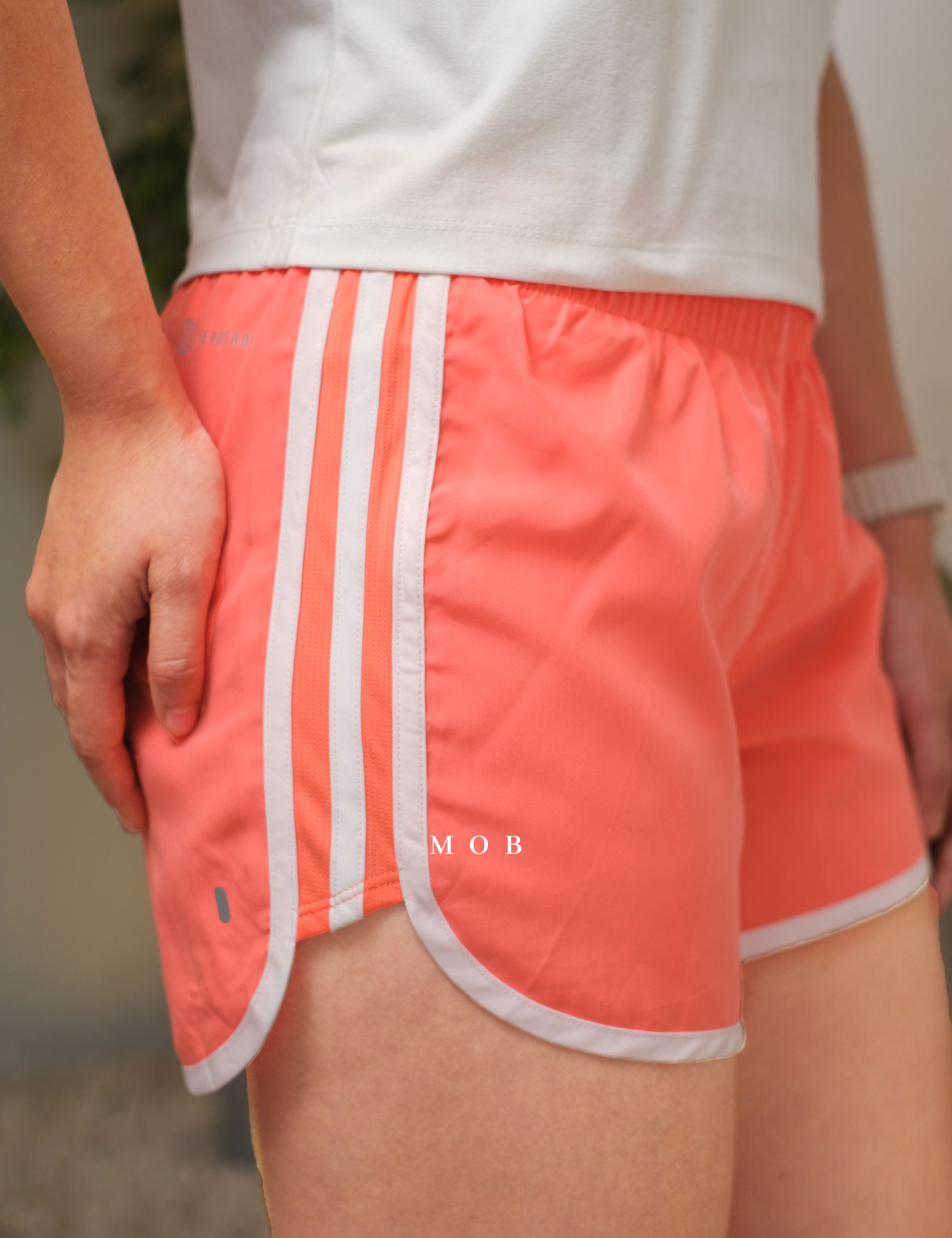 ADDSSR04002 4" Running Shorts Coral Fusion