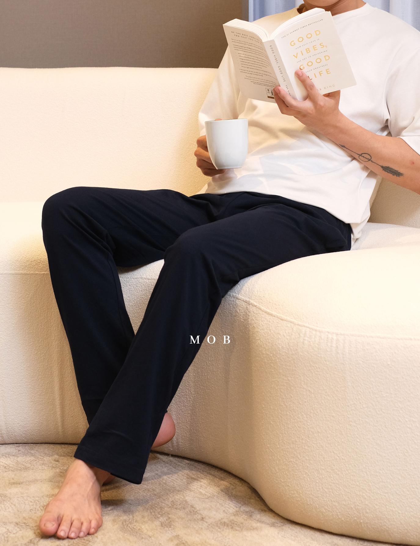 LEPJ01001 Lounge Pants Radiant Navy