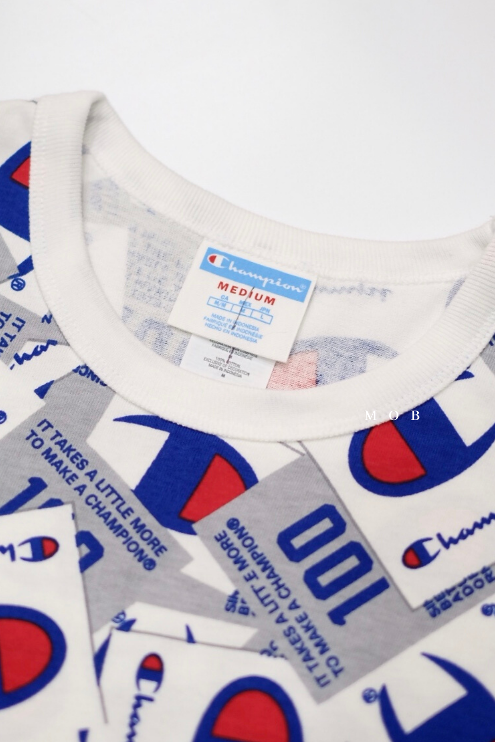CHMPSST06001 Jock Tag Scatter SS Tee White