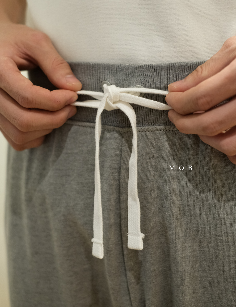 CKJP03002A Small CK Logo Sleepwear Jogger Grey