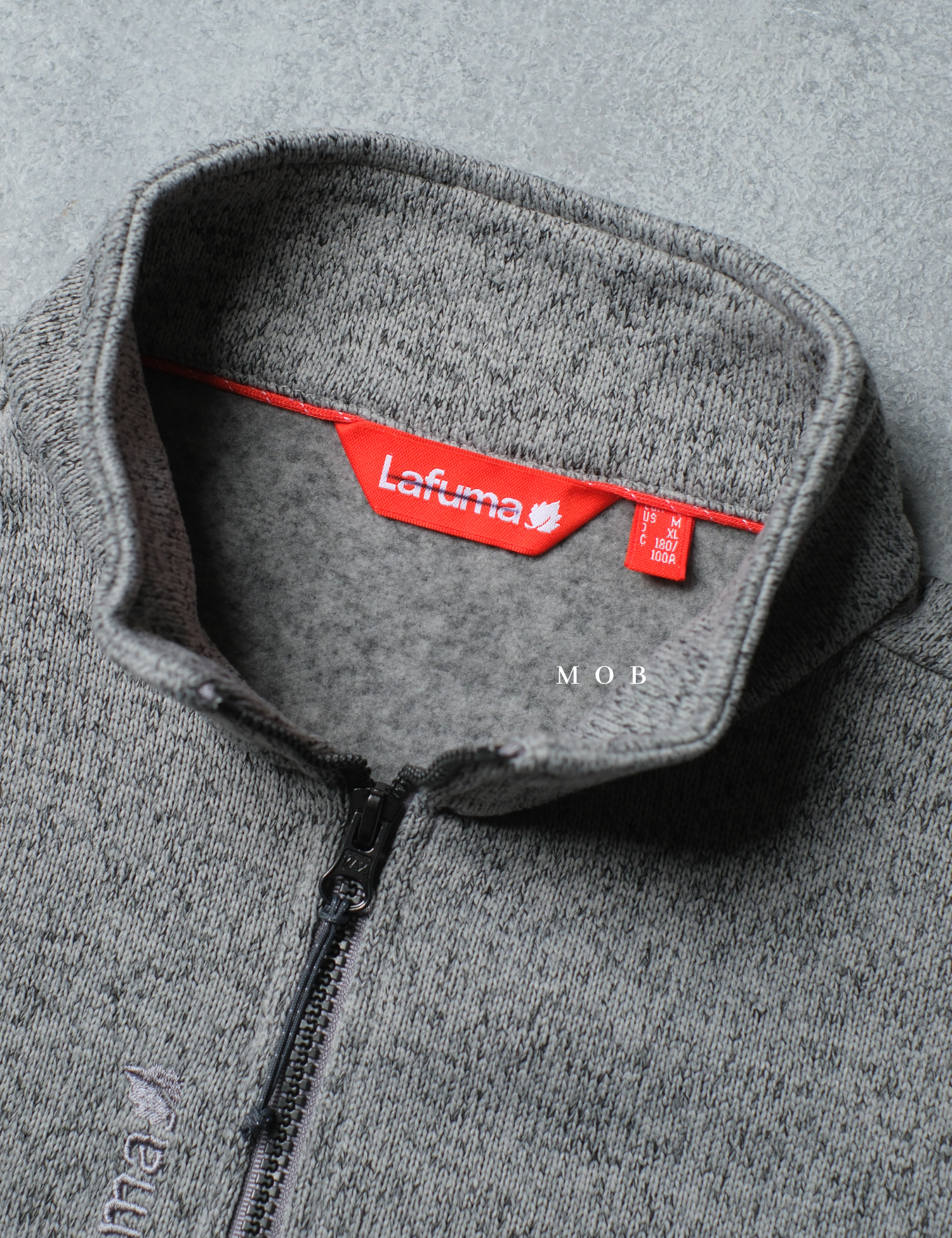 LFMJ01001 TechnoWarm Half Zip Jacket Grey Misty
