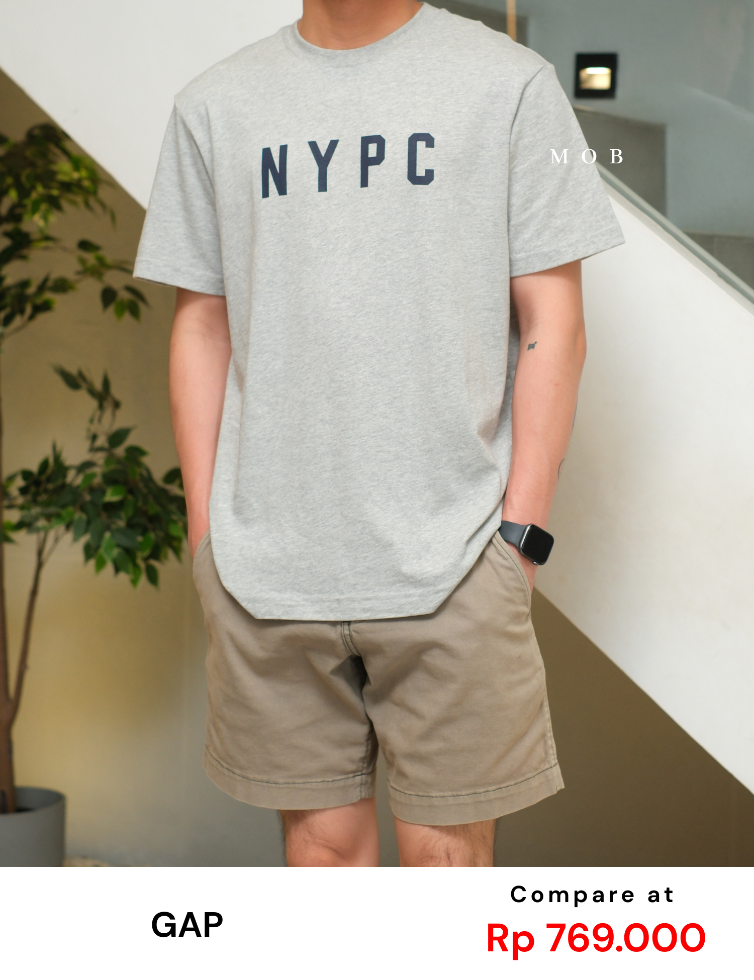 GPSST1102A NYPC SS Tee Heather Grey