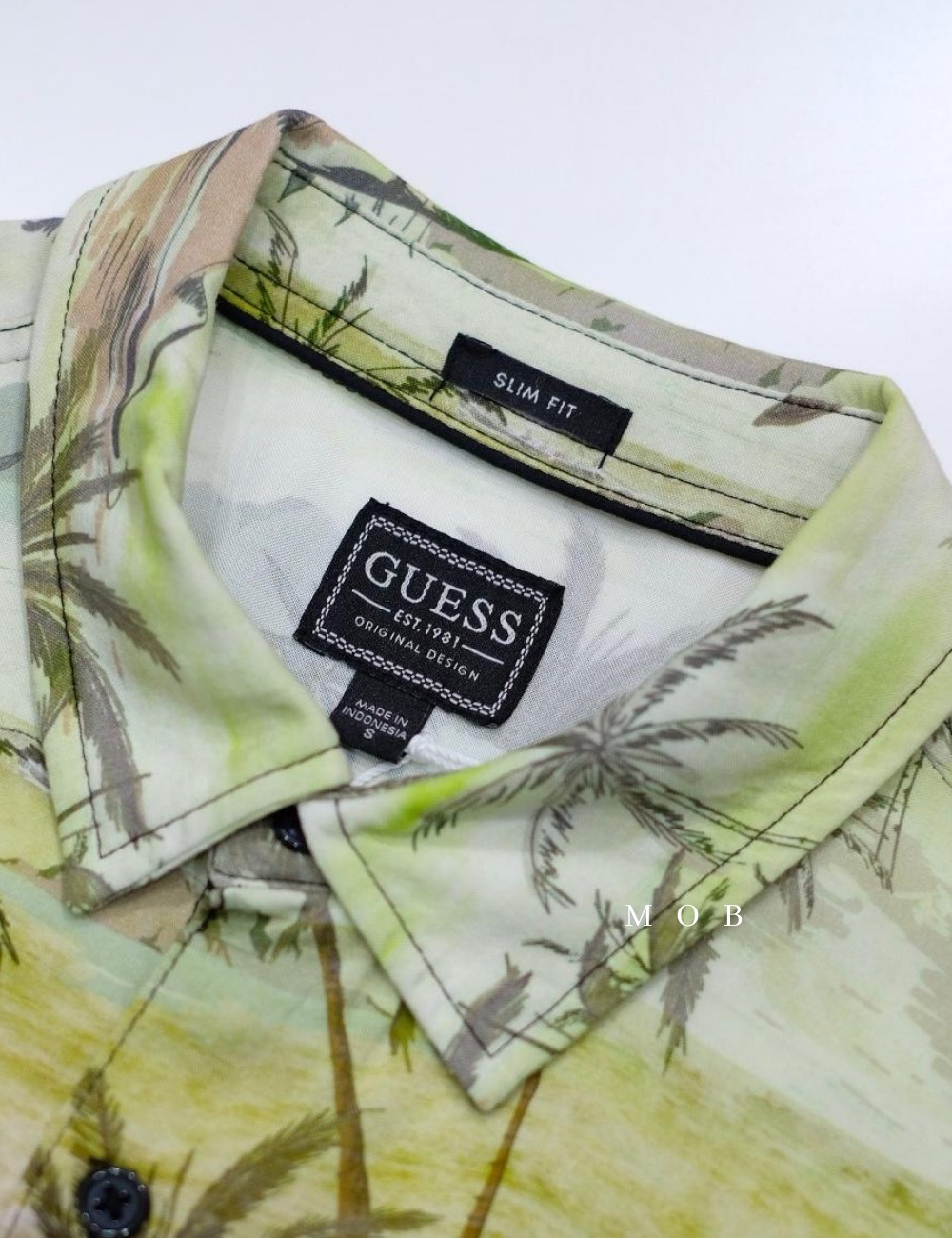 GSSSS01012 Eco Rayon Distant Shores Tropical Print Shirt