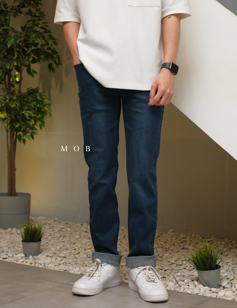 BBGPT02004 Slim Jeans Navy Blue