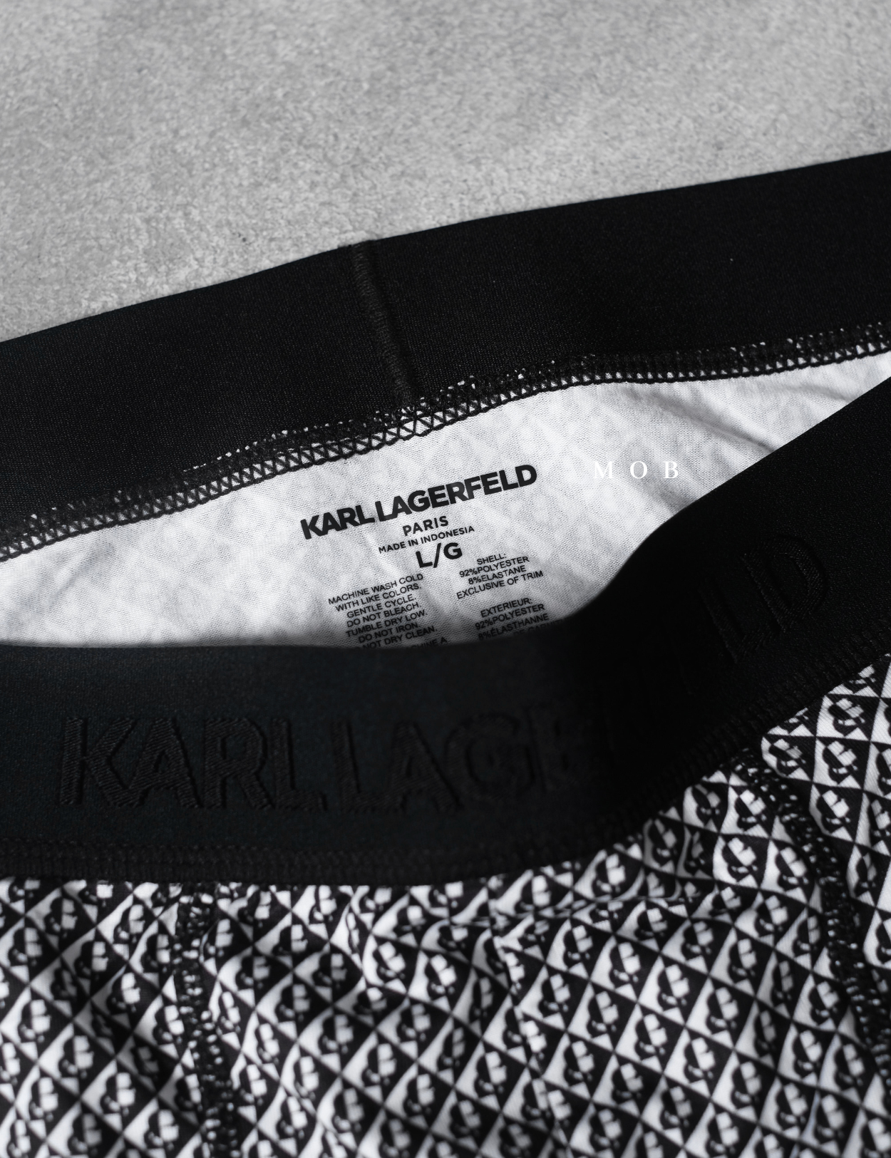 KRLB01008 Paris Special IKON Prism Logo Boxer Black White