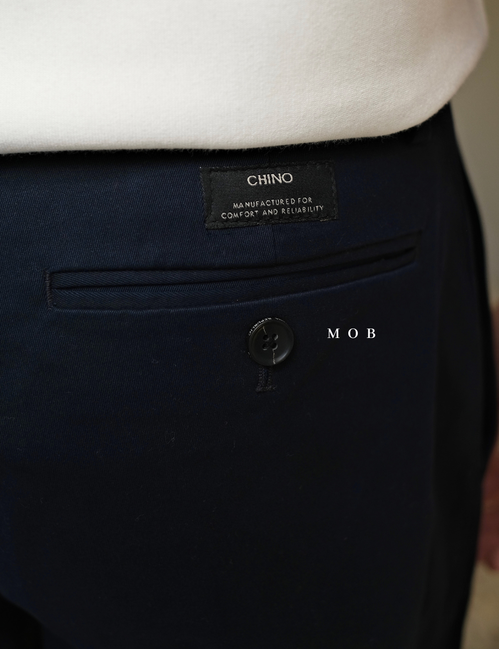 BRPT08002F Emerson Straight Rapid Movement Chinos Midnight Navy 