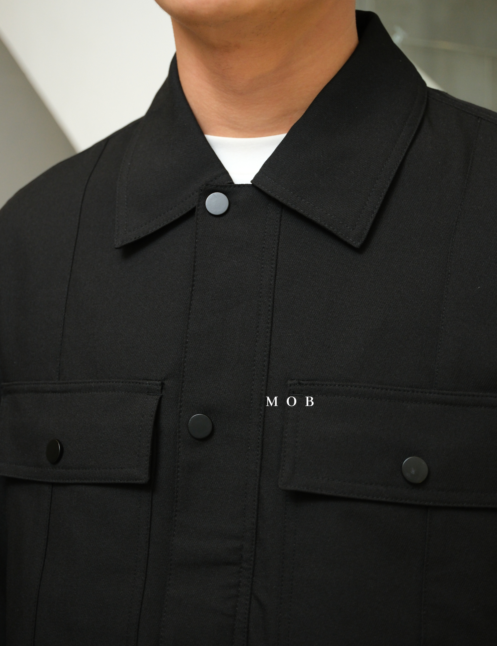 PHJ02004 Interseason Trucker Jacket Black