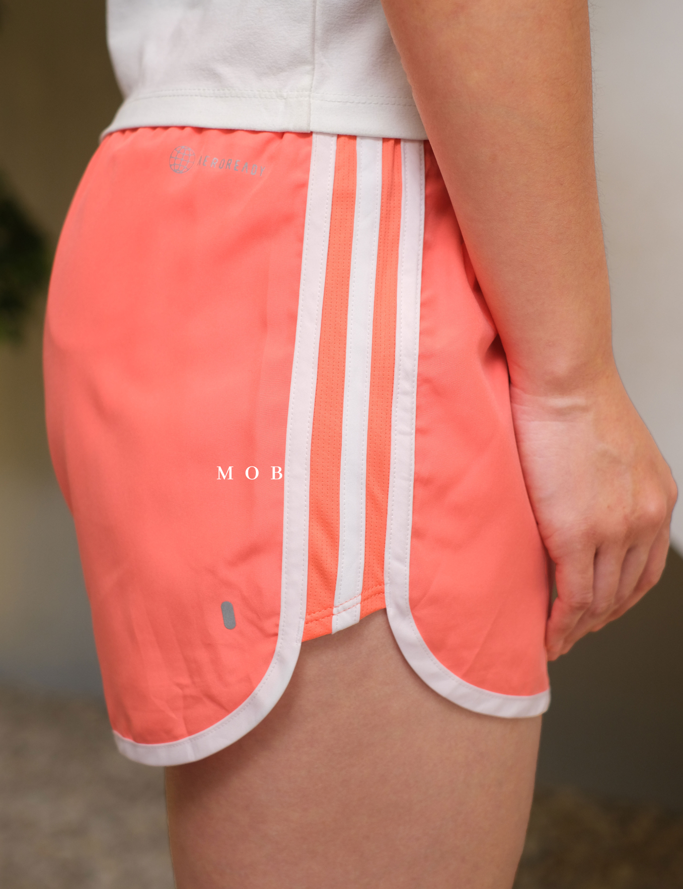 ADDSSR04002 4" Running Shorts Coral Fusion