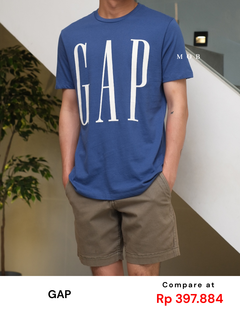GPSST1205K Big Logo SS Tee Blue