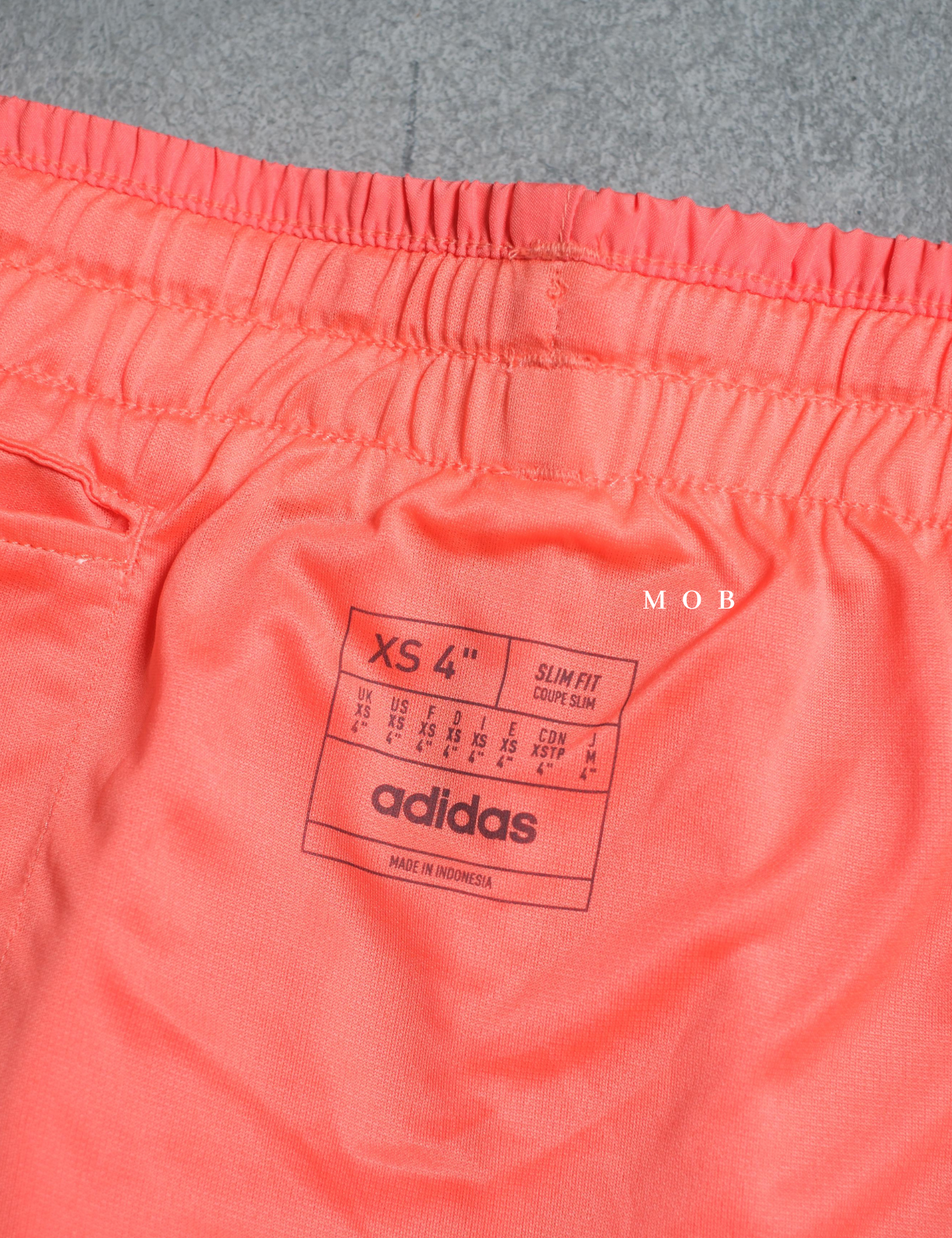 ADDSSR04002 4" Running Shorts Coral Fusion