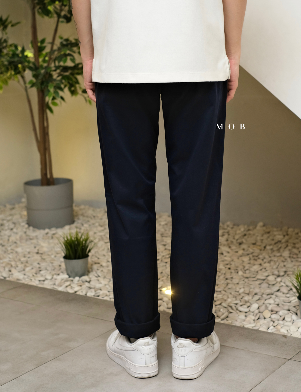 BRPT08002F Emerson Straight Rapid Movement Chinos Midnight Navy 