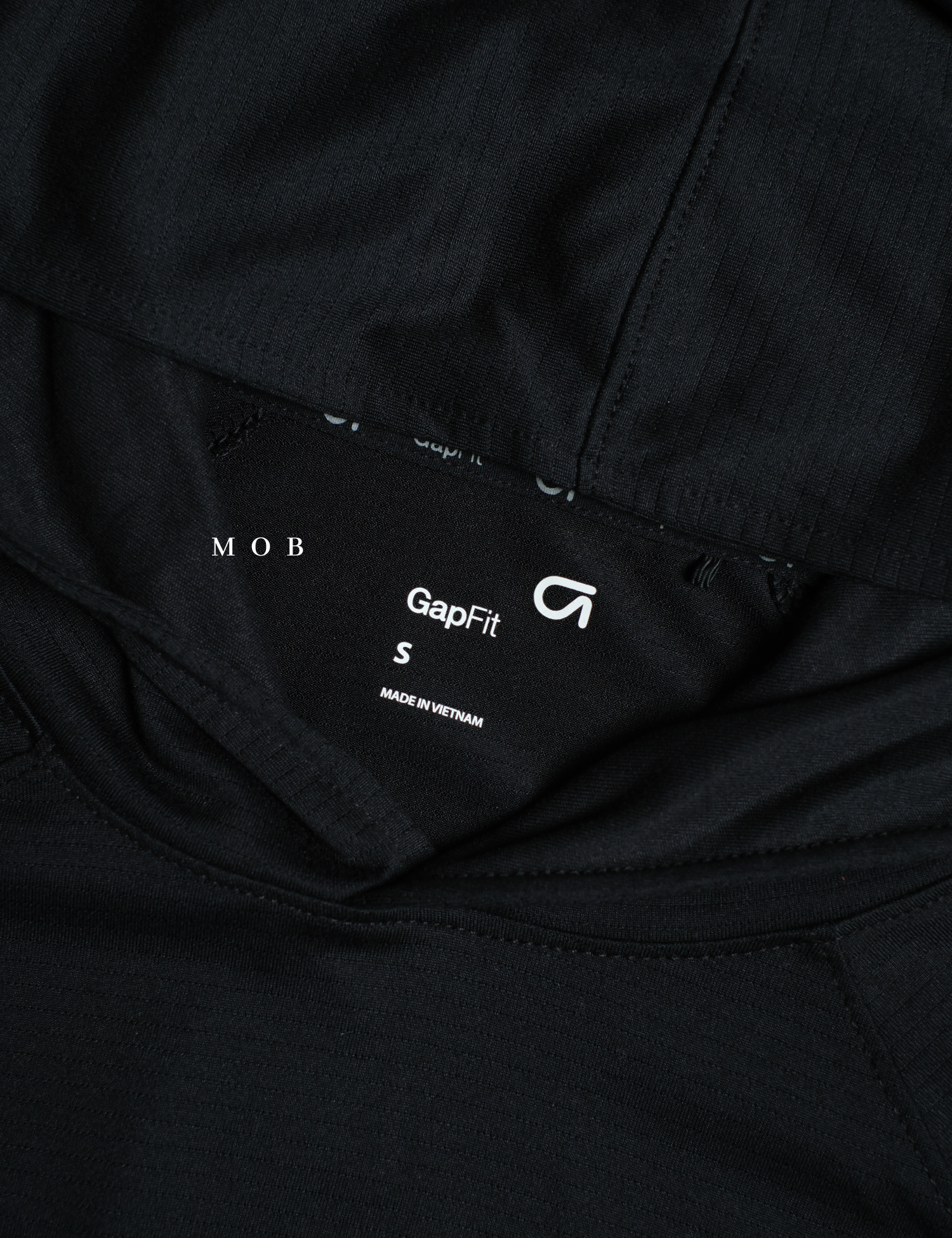 GPHOD04001 Active Hoodie True Black