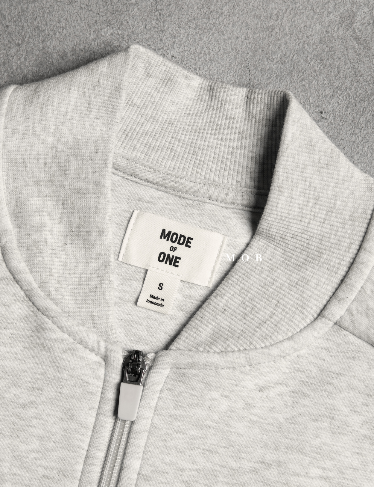 MODJ01006 Modern Pocket Bomber Jacket Light Grey