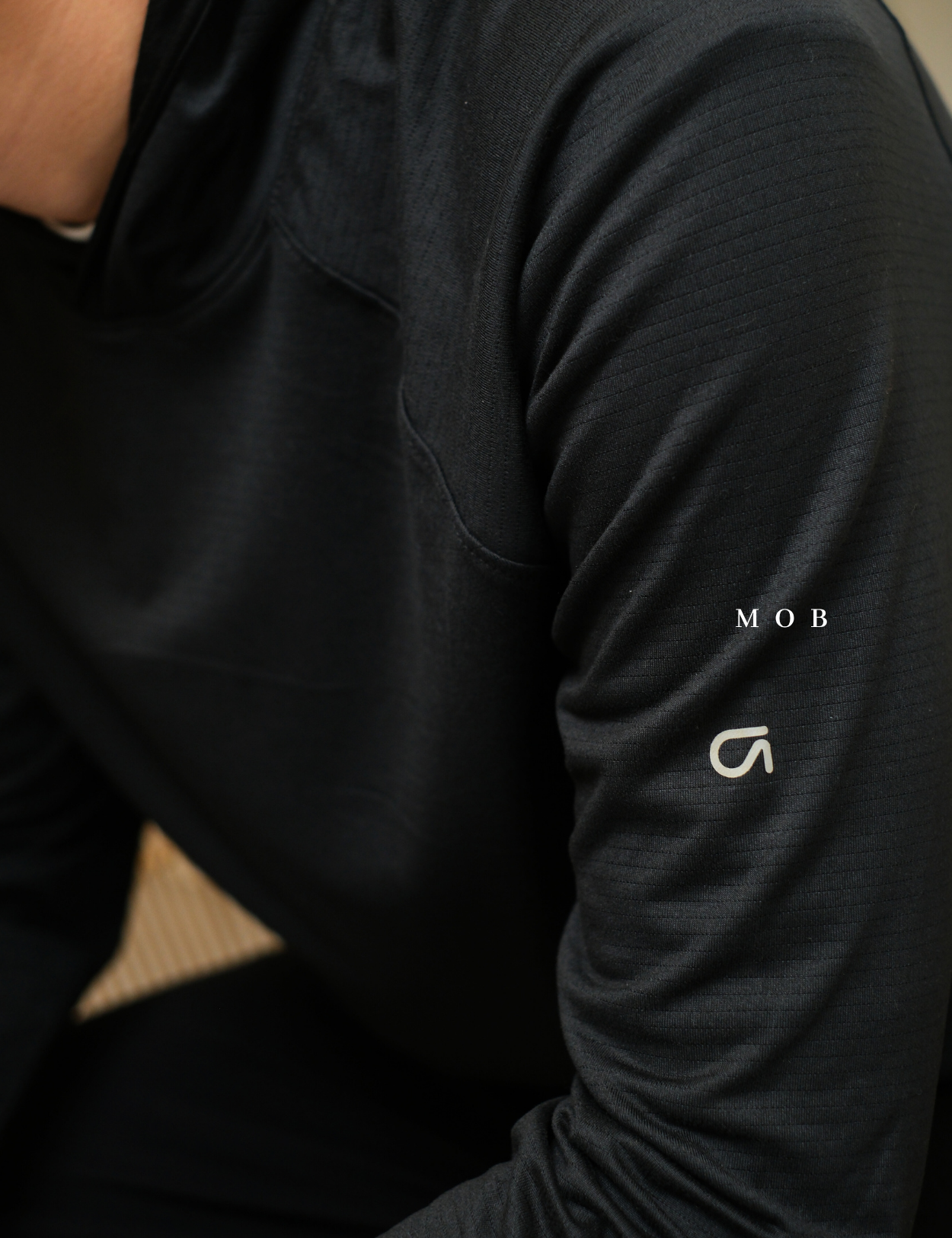 GPHOD04001 Active Hoodie True Black