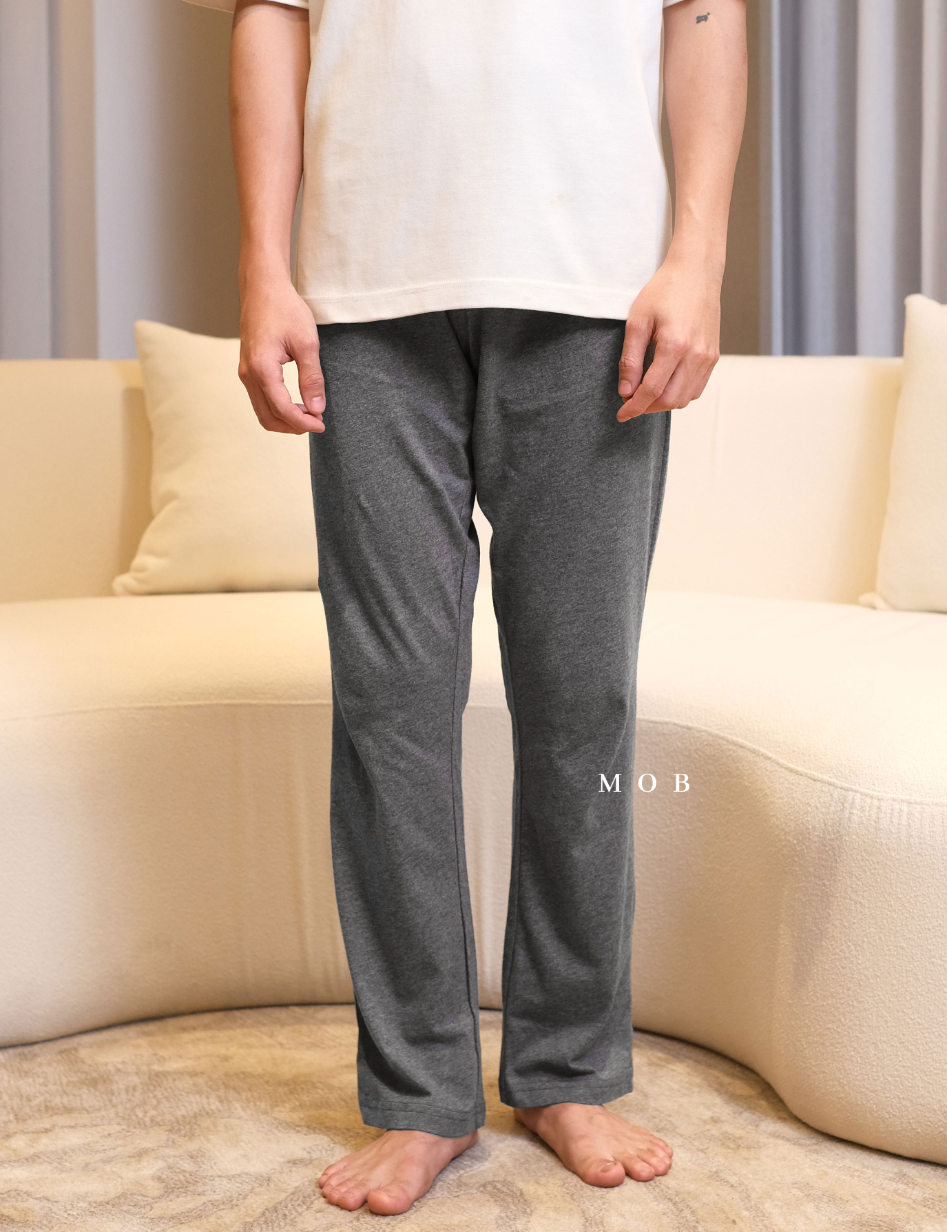LEPJ01002 Lounge Pants Charcoal Heather