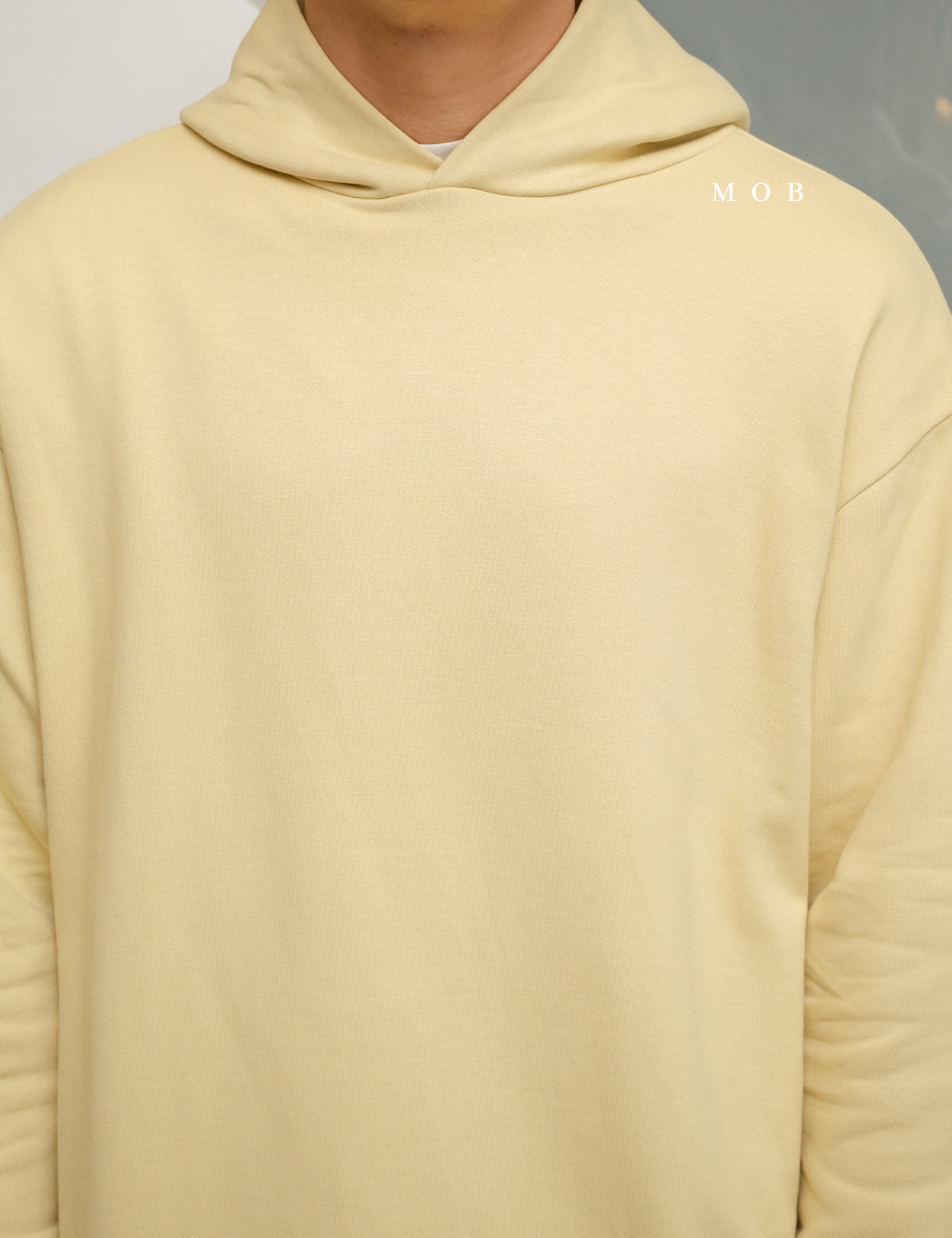 MJHOD01001 Basic Pullover Hoodie Calm Yellow