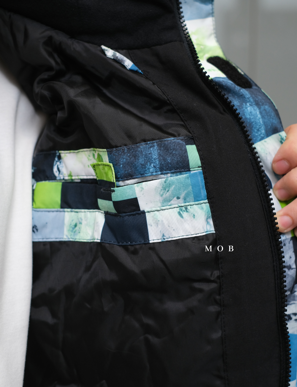QSWP04001 Mission Snow Jacket Blue Highline