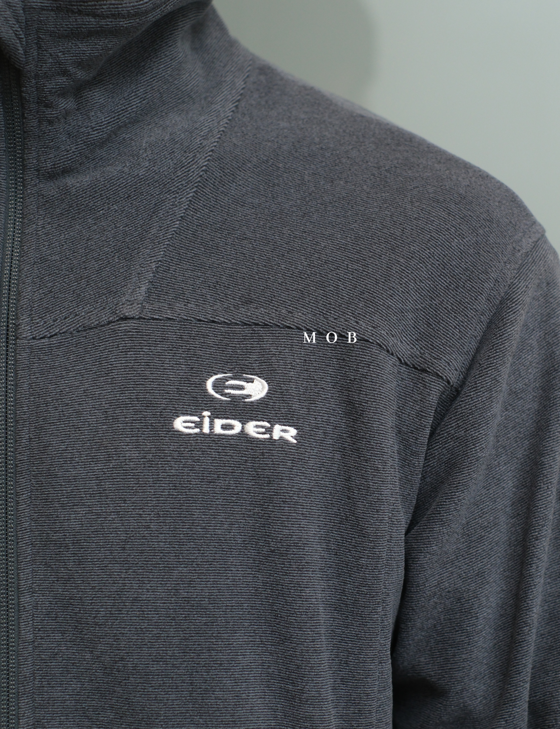 EIDJ01001 PolarTec Full Zipper Jacket Dark Grey