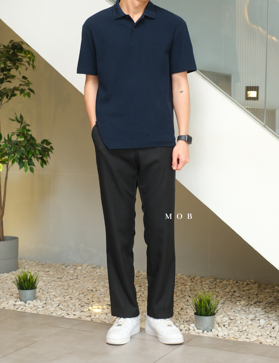 PEPT04001A MODERN Portfolio Pants Black