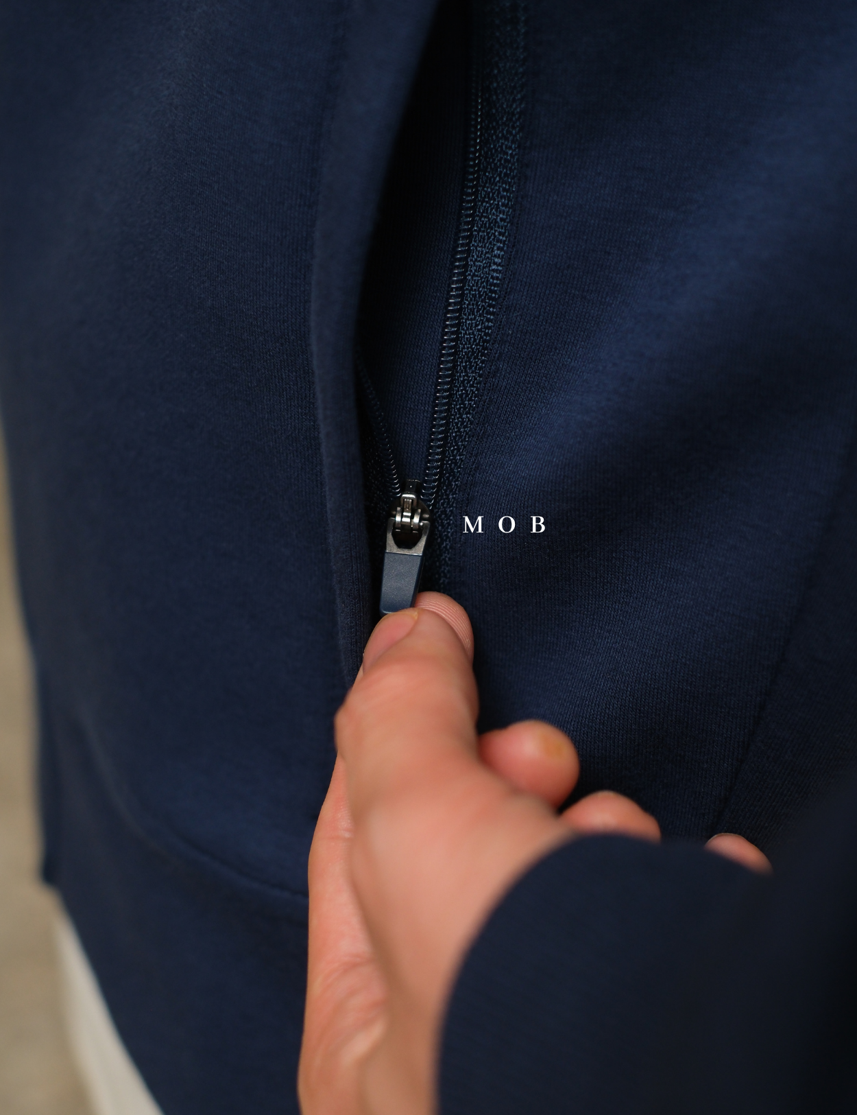 MODJ01001 Modern Pocket Bomber Jacket Navy