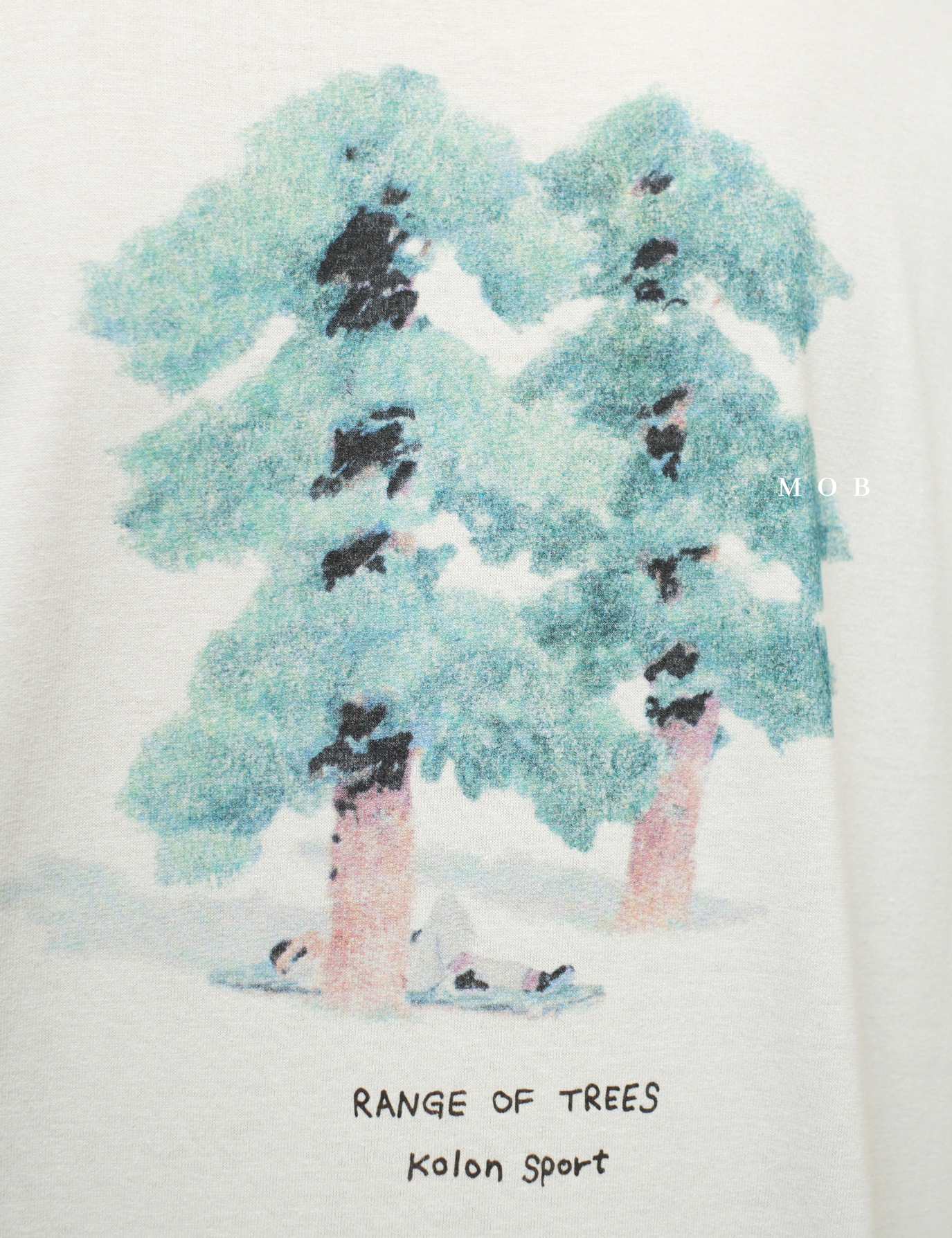 KOL01SST001-002 Kolon X Lee Kyu-tae Evergreen Tree SS Tee Greige