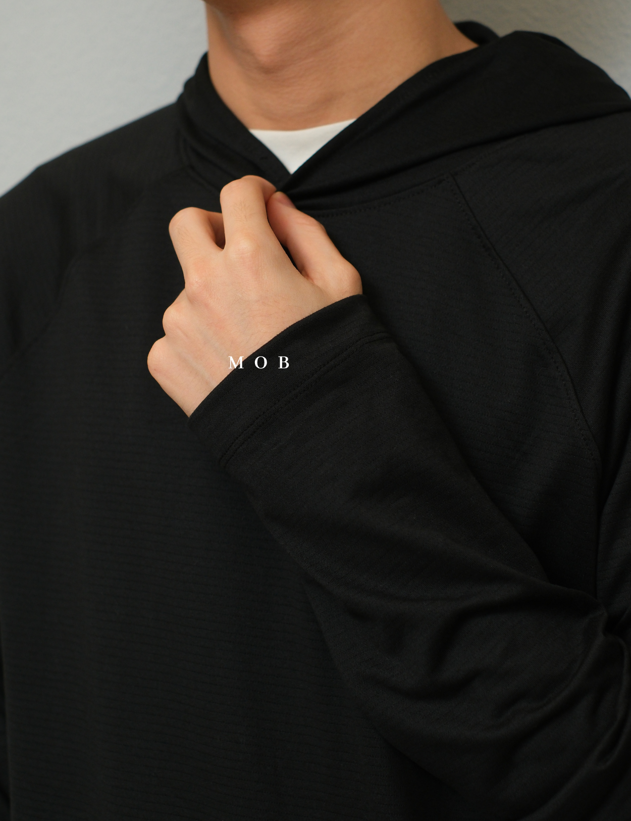 GPHOD04001 Active Hoodie True Black