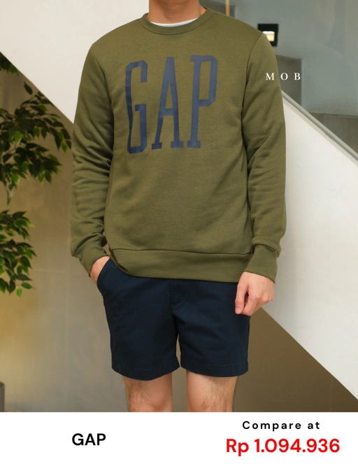 GPSW01002B Big Logo Sweatshirt Olive