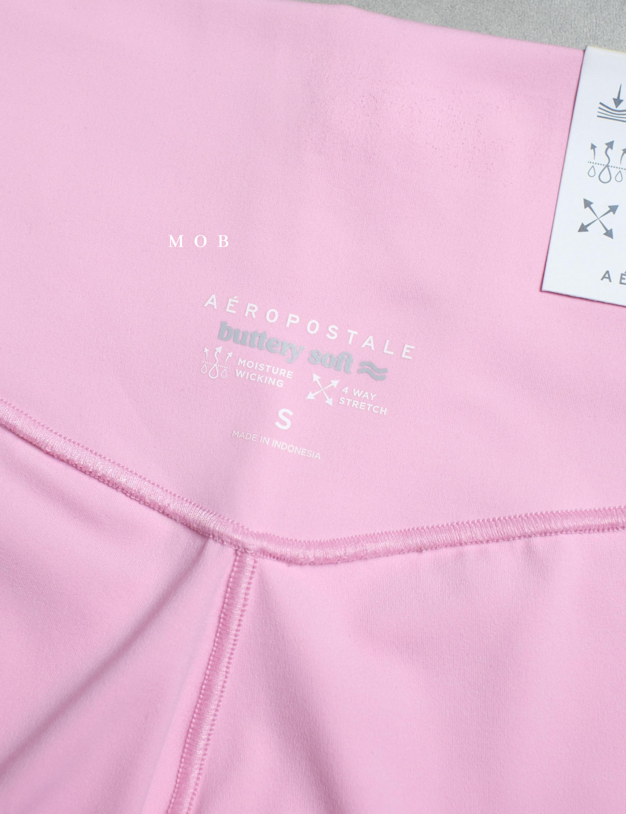 ARPT1402B Buttery Soft V Waist Flare Leggings Pink