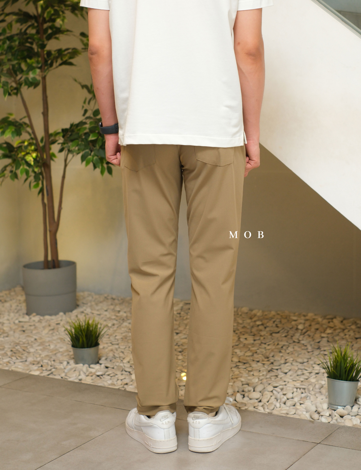 ONPT4501A Slim Tech Hybrid Pants Wood Brown