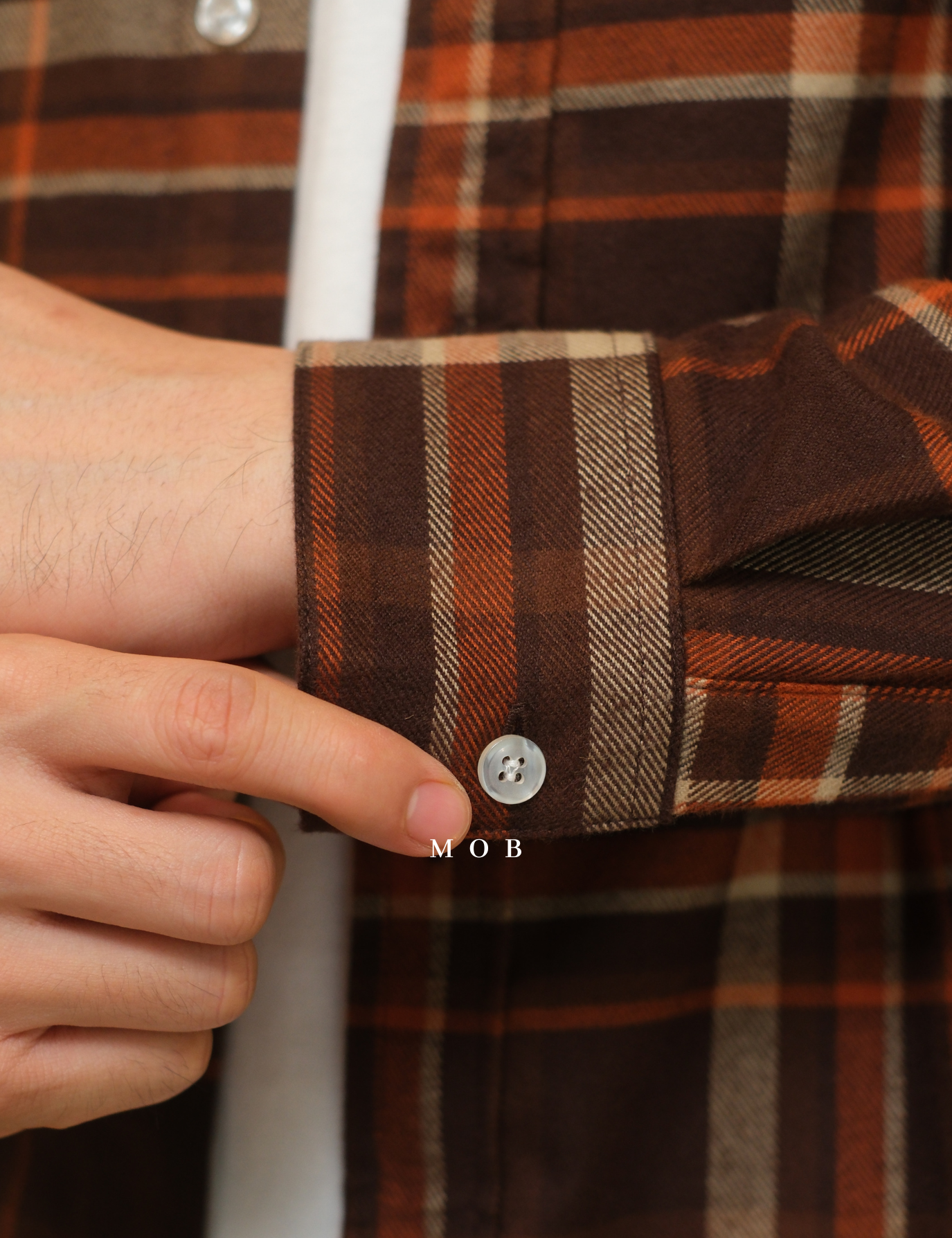 SPLLSS04001 Flannel LS Shirt Brown Plaid