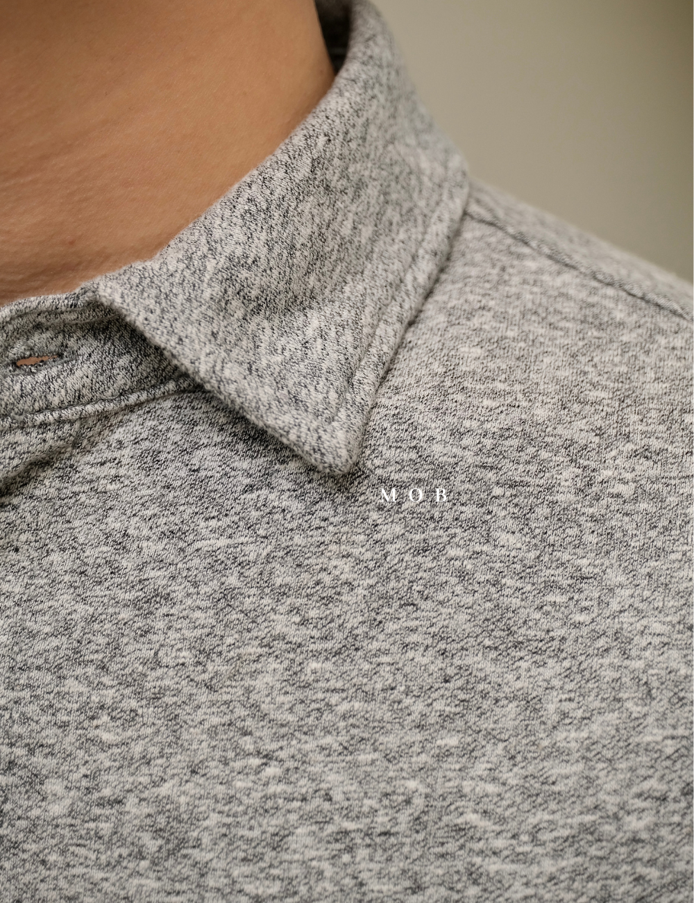 GFPS07001A Basic Pocket Polo Shirt Grey Misty