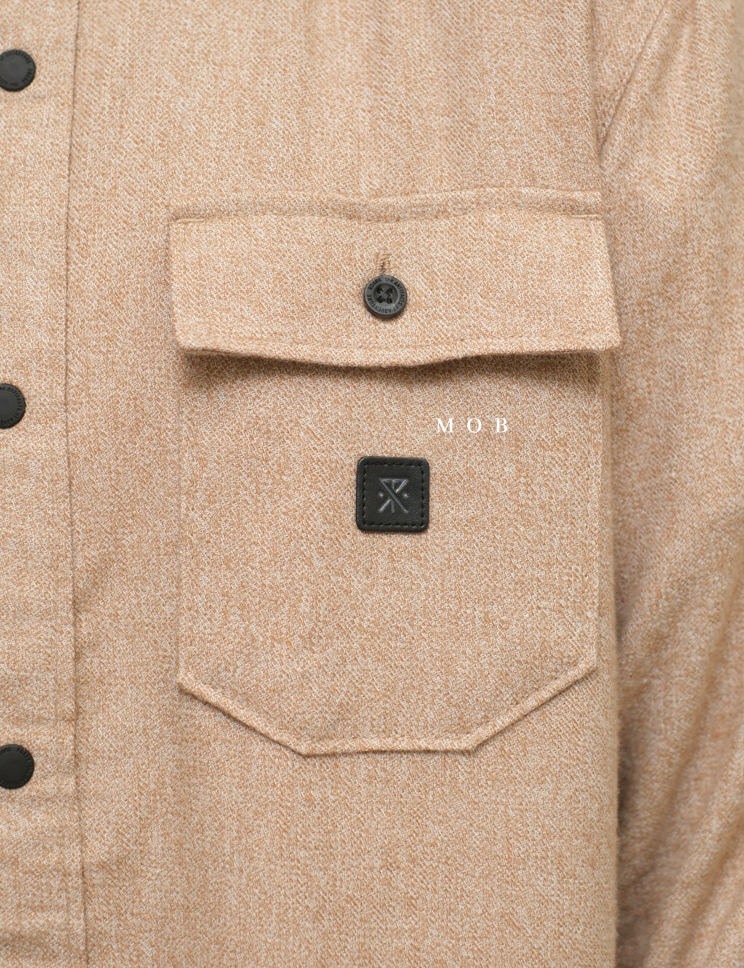 ROALSS02001B Nordsman Flannel LS Shirt Khaki Misty