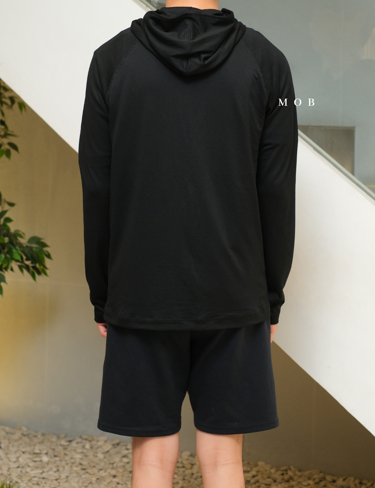 GPHOD04001 Active Hoodie True Black