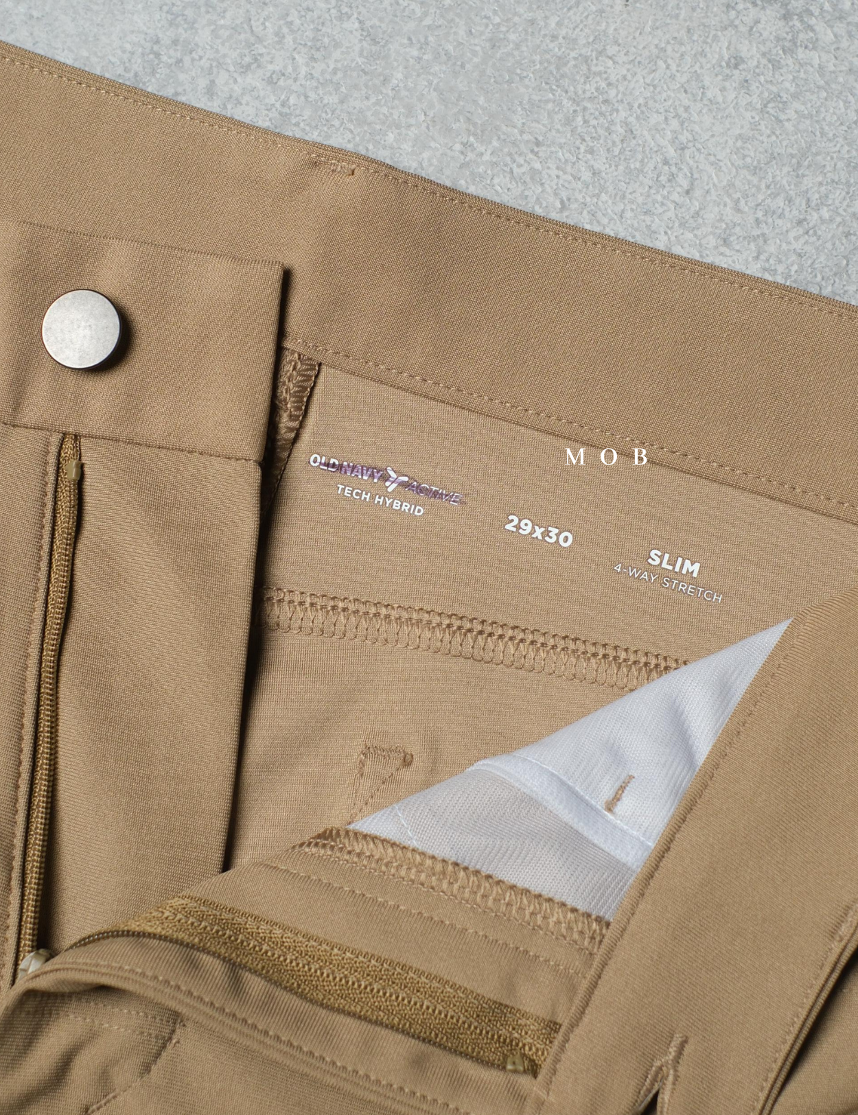 ONPT4501A Slim Tech Hybrid Pants Wood Brown