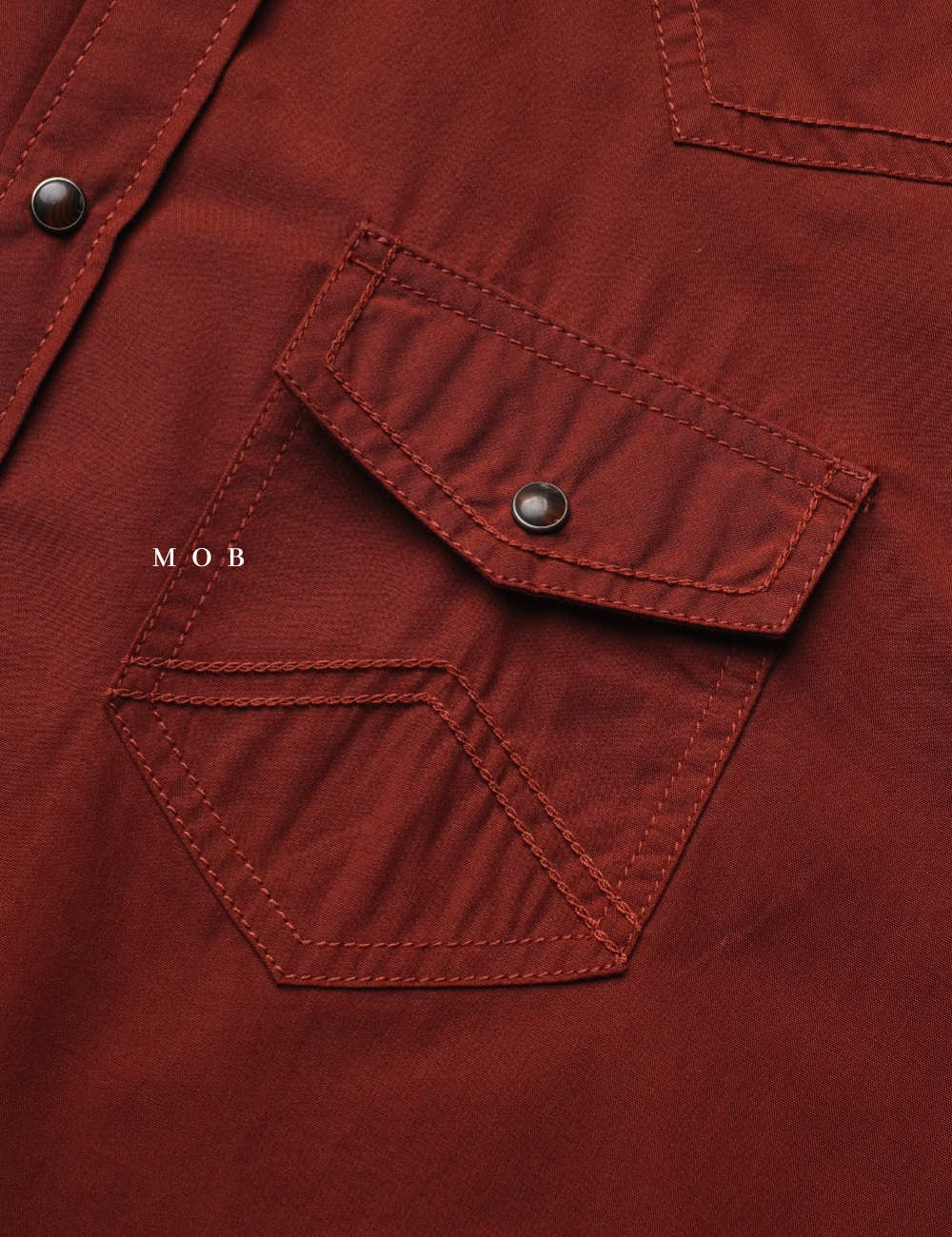 CJLSS02001 Fired Up Solid Terracotta LS Shirt