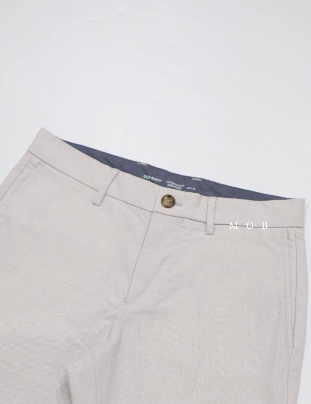 ONPT1101 Slim Ultimate Built-In Flex Chinos Nano Textured White (34 ONLY)