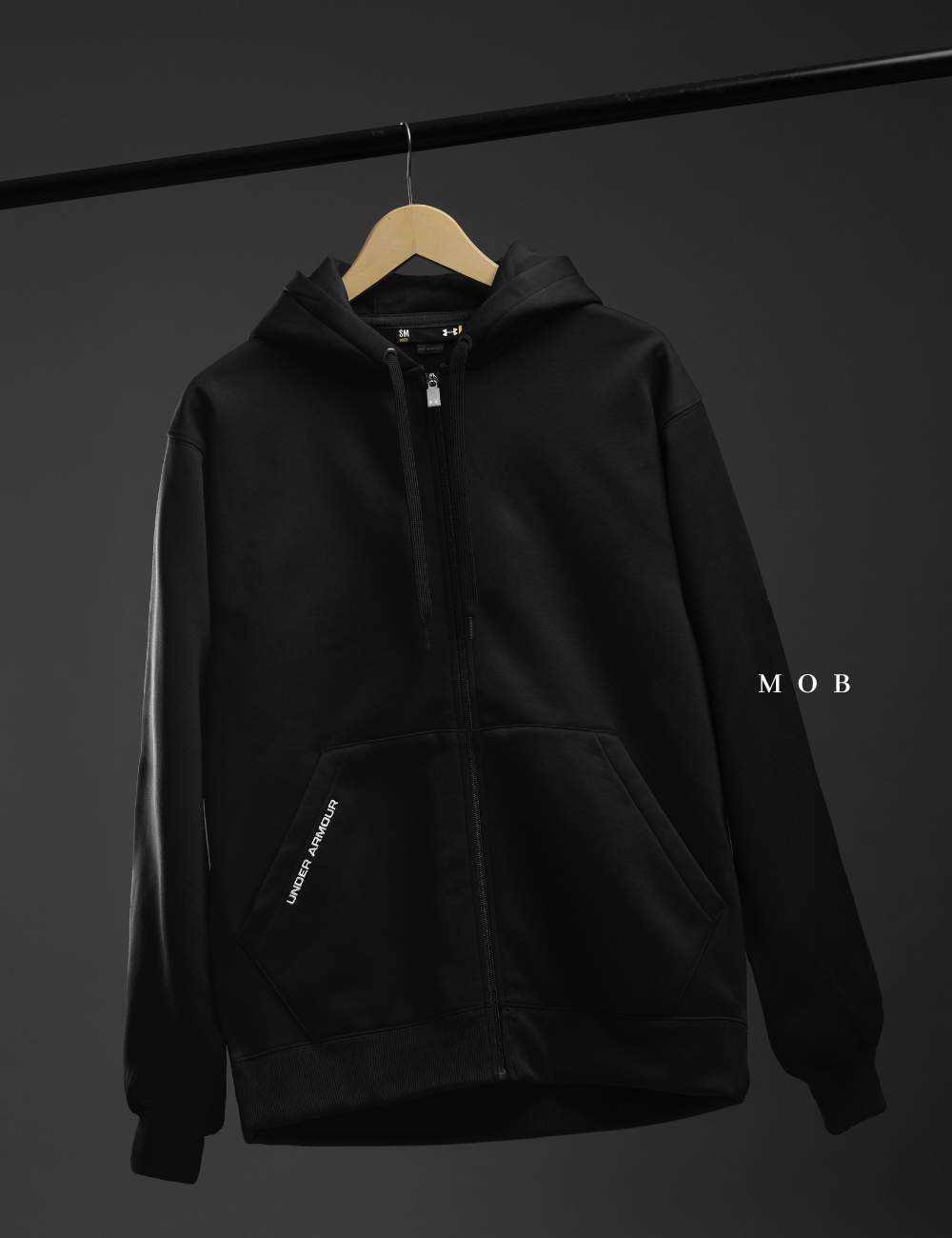 UAFZ01001 Fleece Full-Zip Hoodie Black