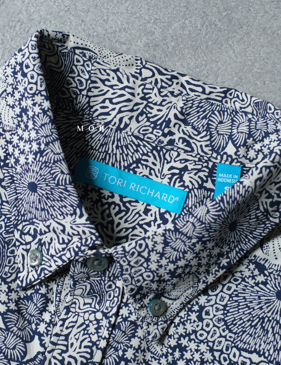 TORLSS01005 Printed LS Shirt Navy Floral