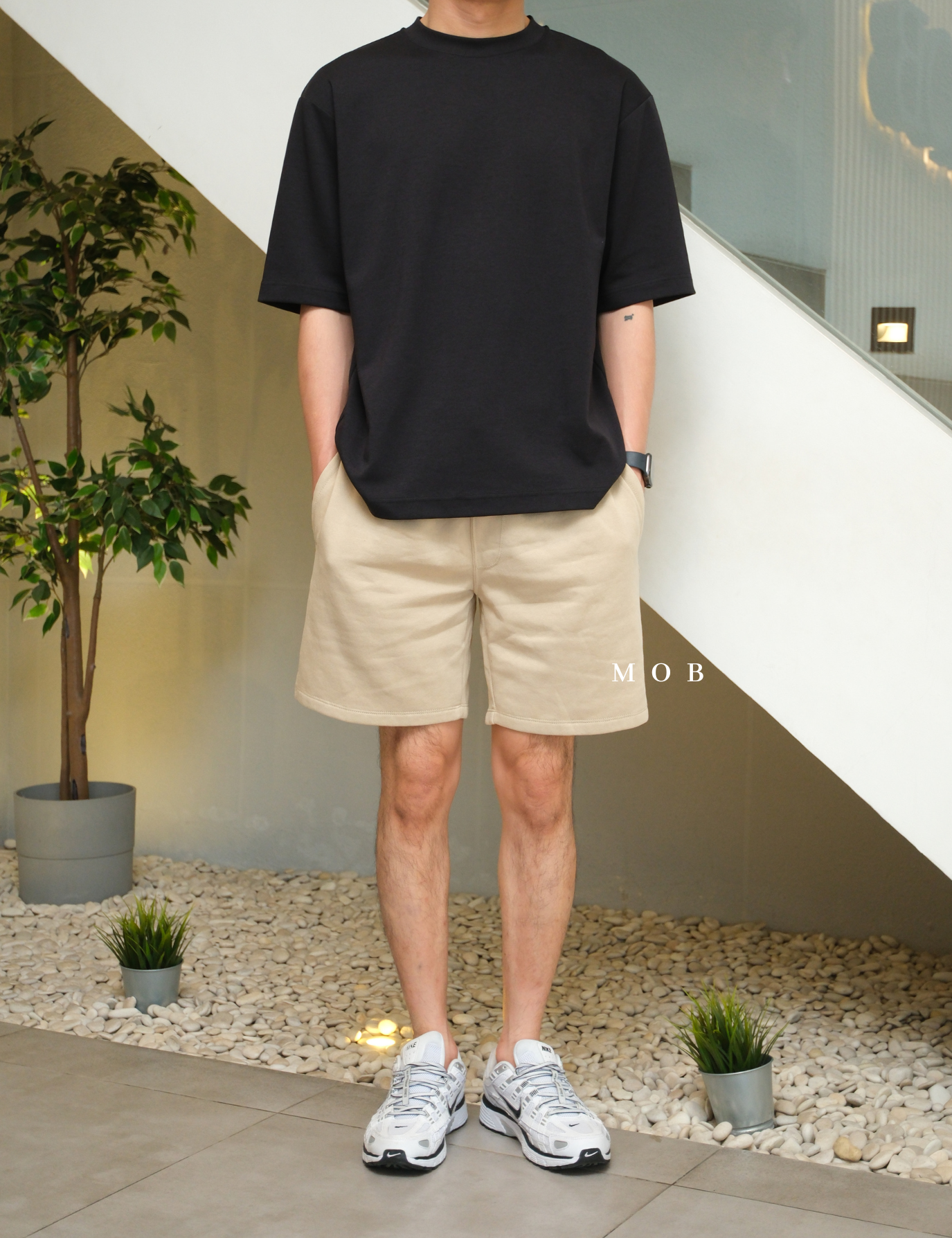 ONSR09001 Basic Shorts Khaki
