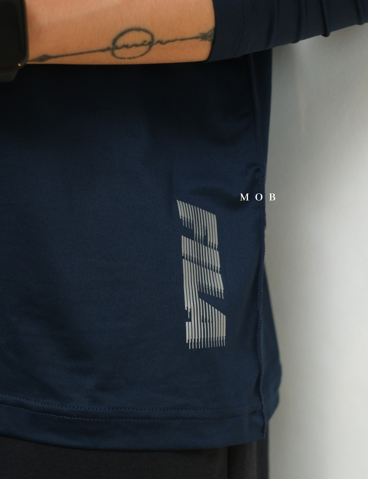 FLBL02002 Baselayer Script Logo Navy