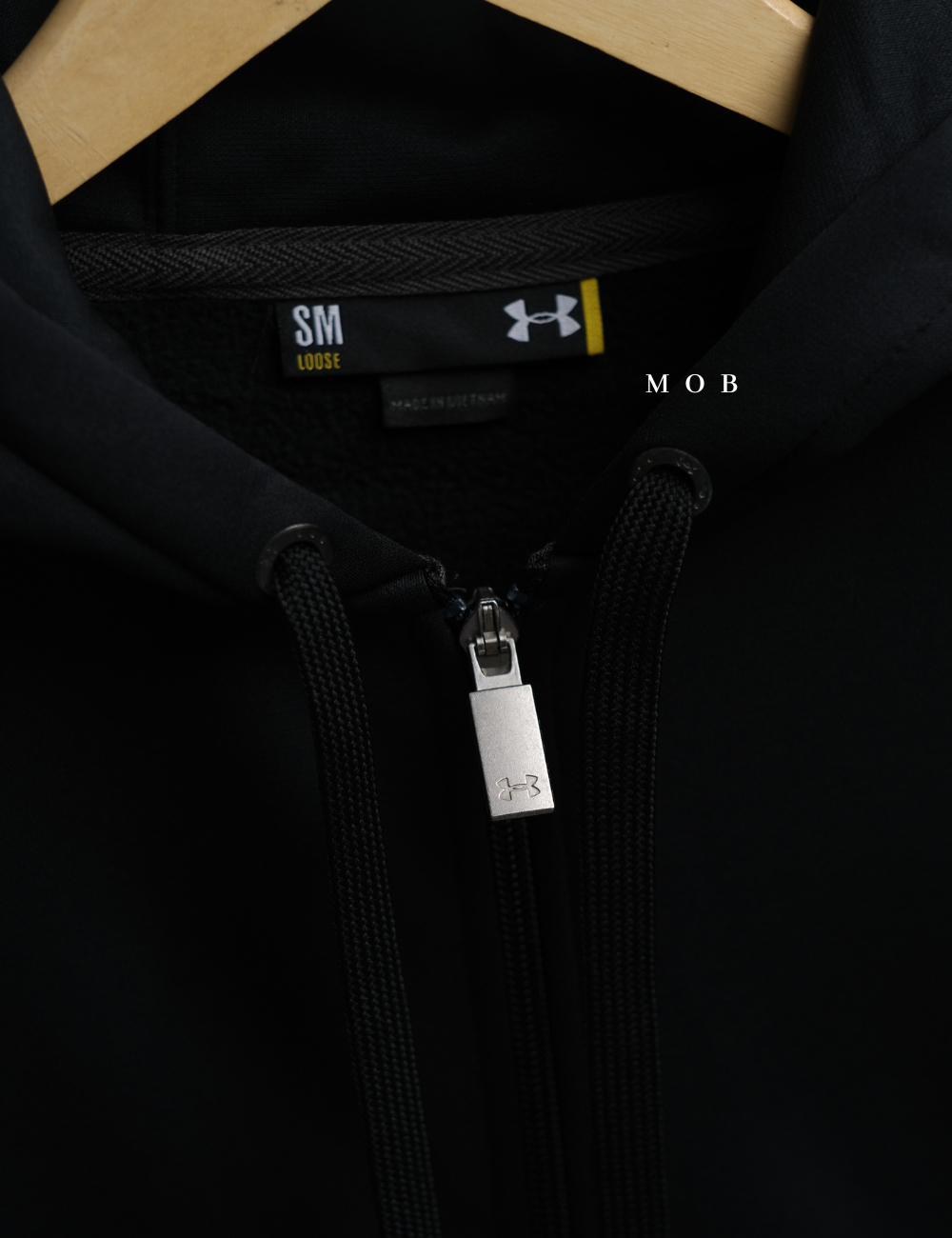 UAFZ01001 Fleece Full-Zip Hoodie Black