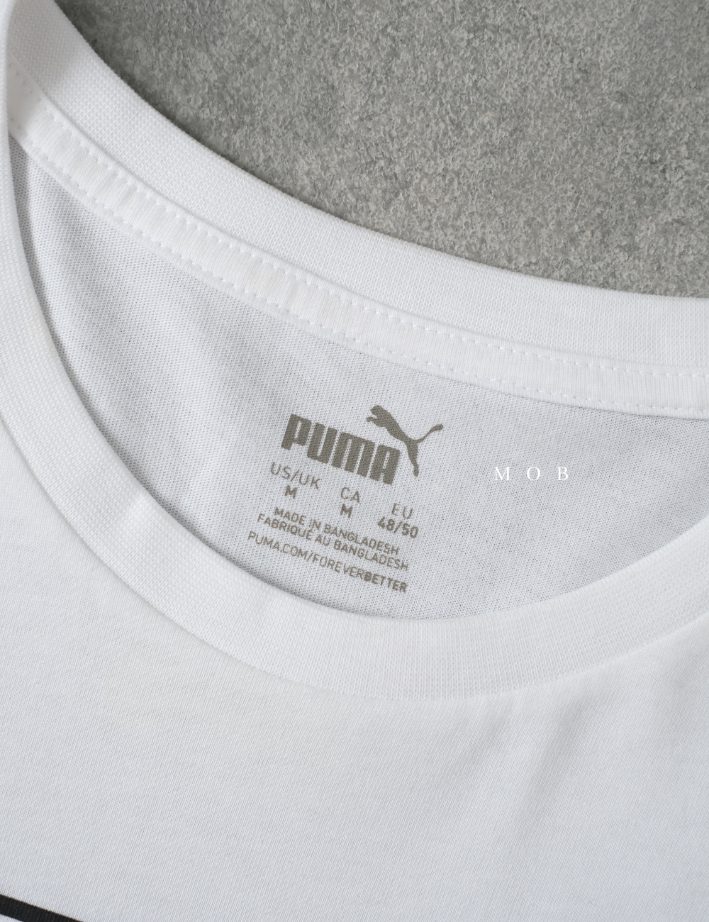 PMSST09025 Box Graphic Script Logo SS Tee White