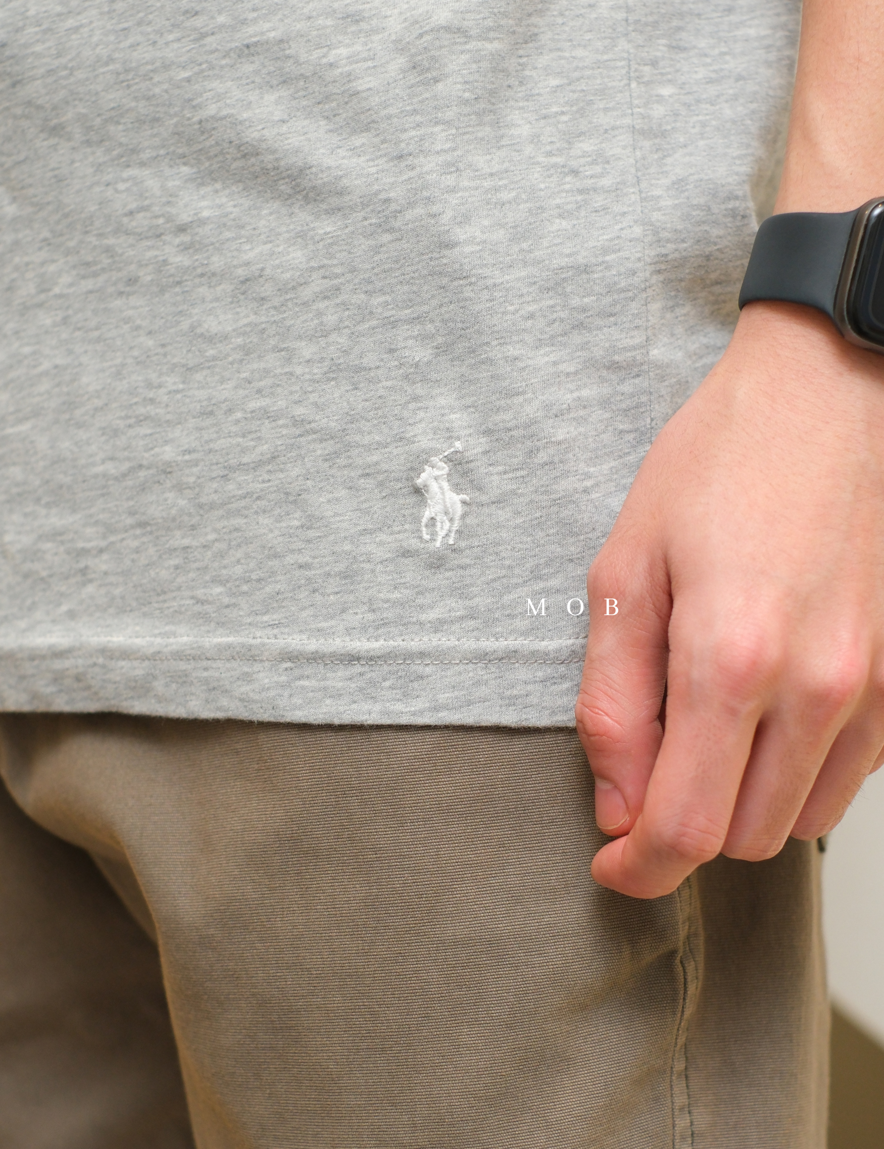 PRLSST05006 Classic SS Tee Grey Misty
