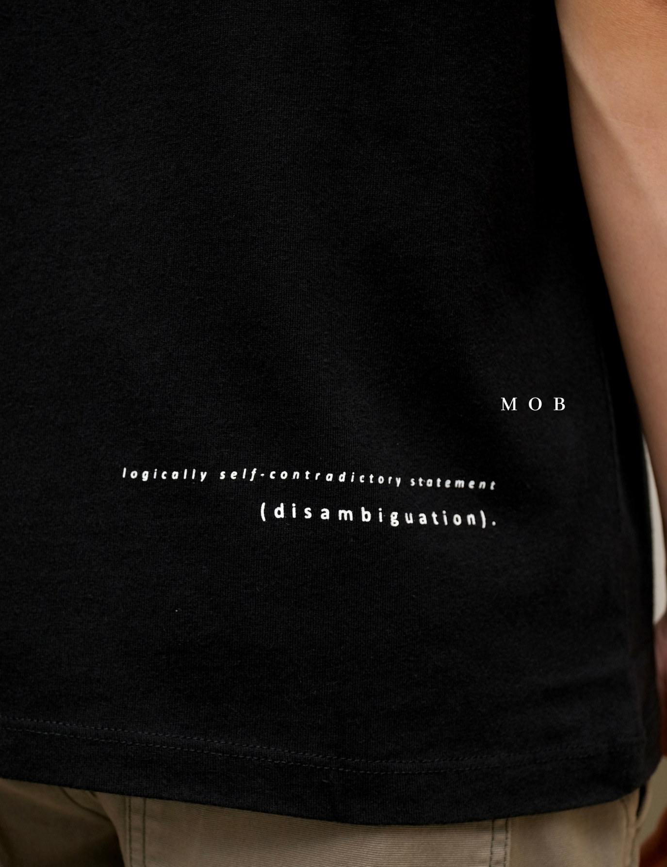 ARK01SST025 Paradox T-shirt Obsidian Black