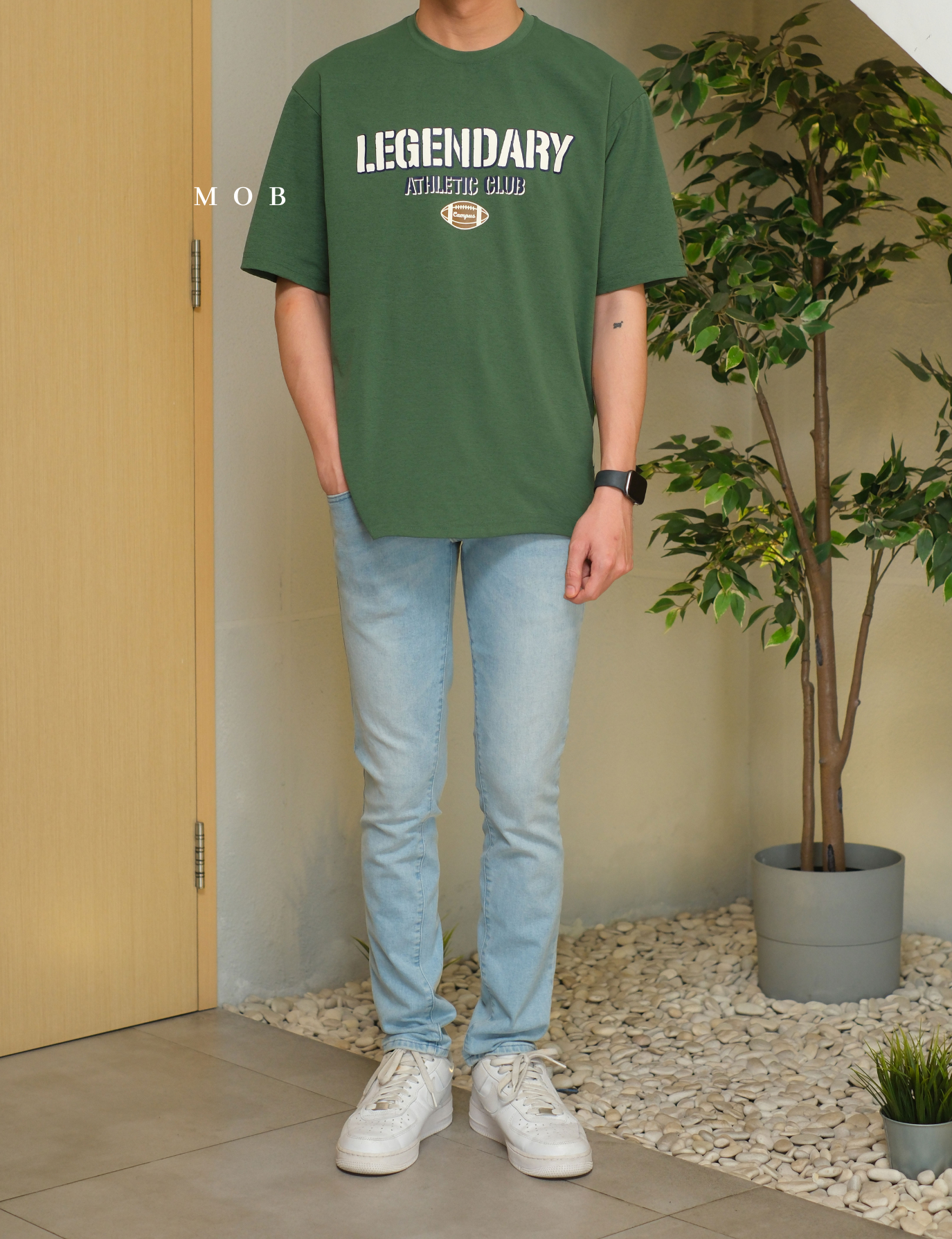 TOPSST02002A Balance LEGENDARY Athletic SS Tee Green