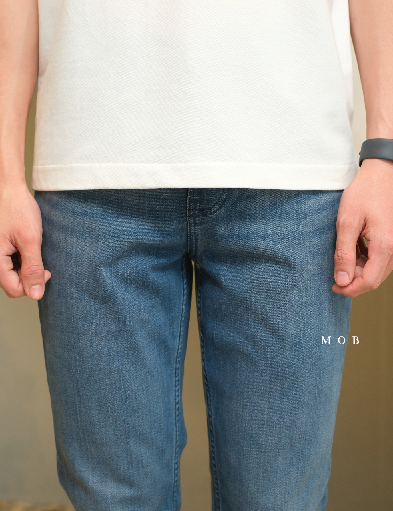 KCPT02004 Awearness Chillflex Slim Jeans Medium Blue