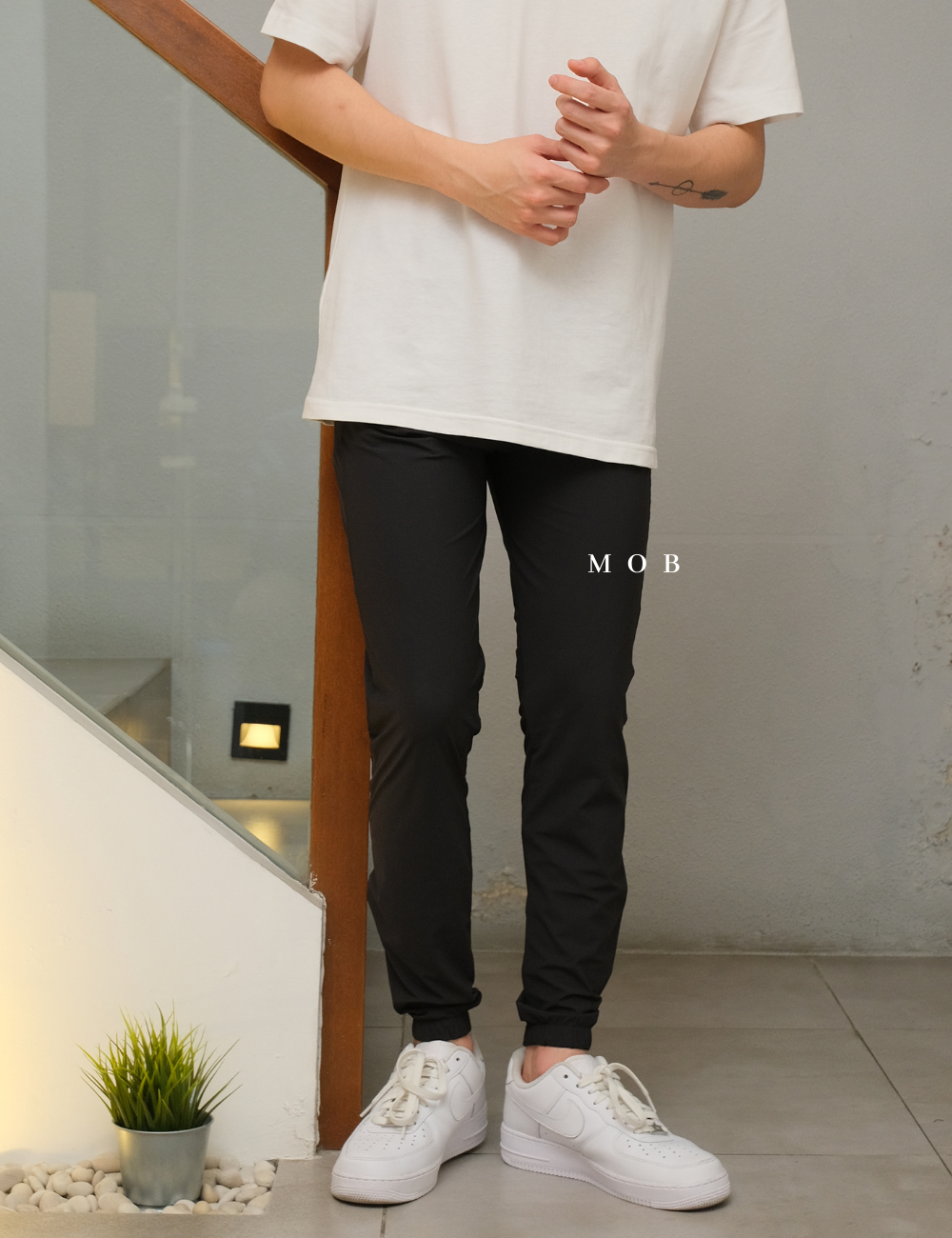 AIMPT02002 Track Jogger Pants Black (XL ONLY)
