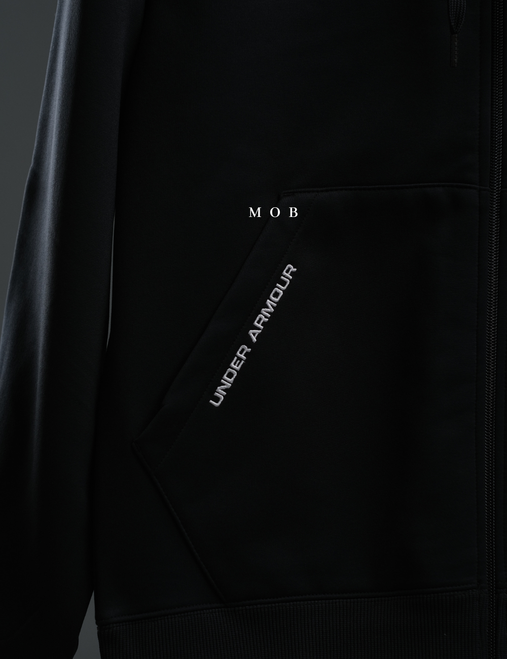 UAFZ01001 Fleece Full-Zip Hoodie Black