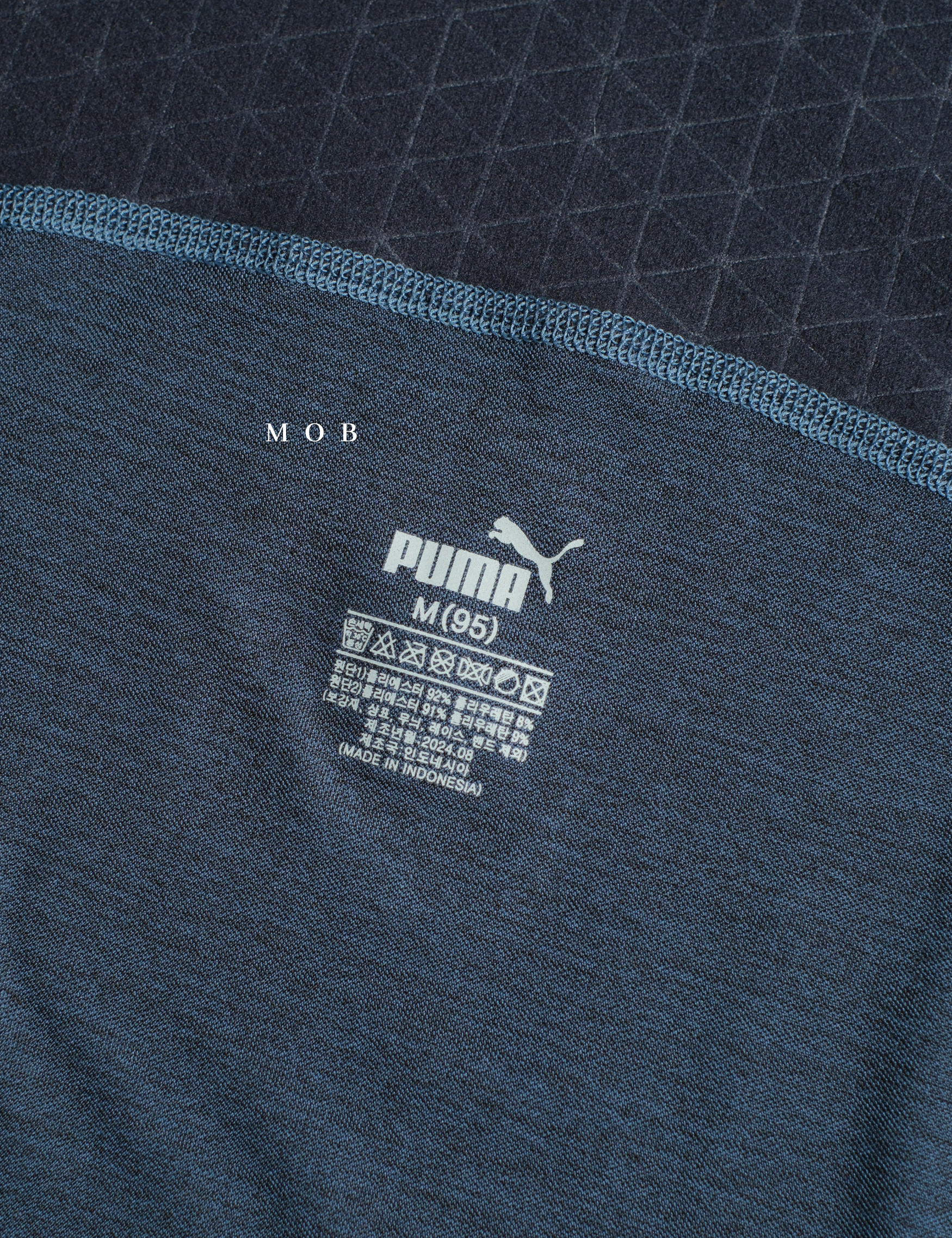 PMBL03001A Warmcell Baselayer Side Logo Coastal Blue