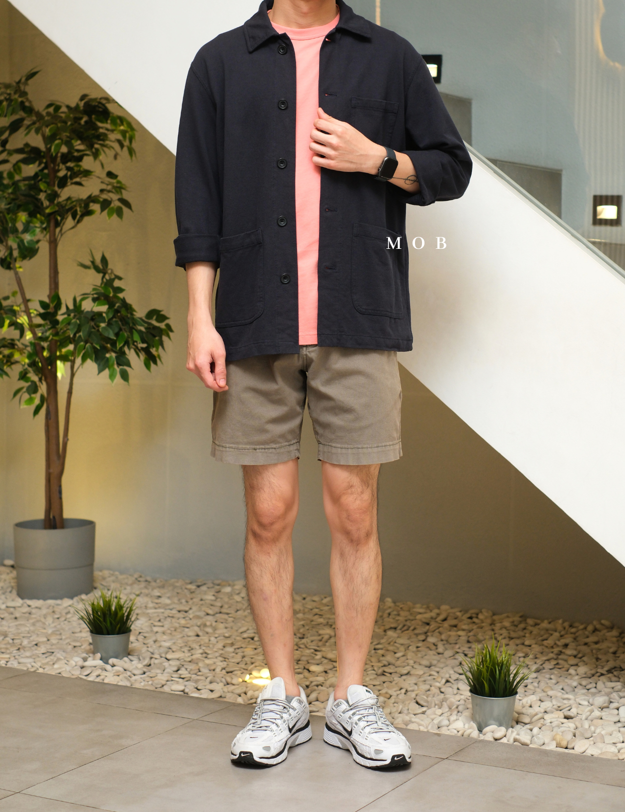 CHMPSST2403G C Small Logo SS Tee Guava